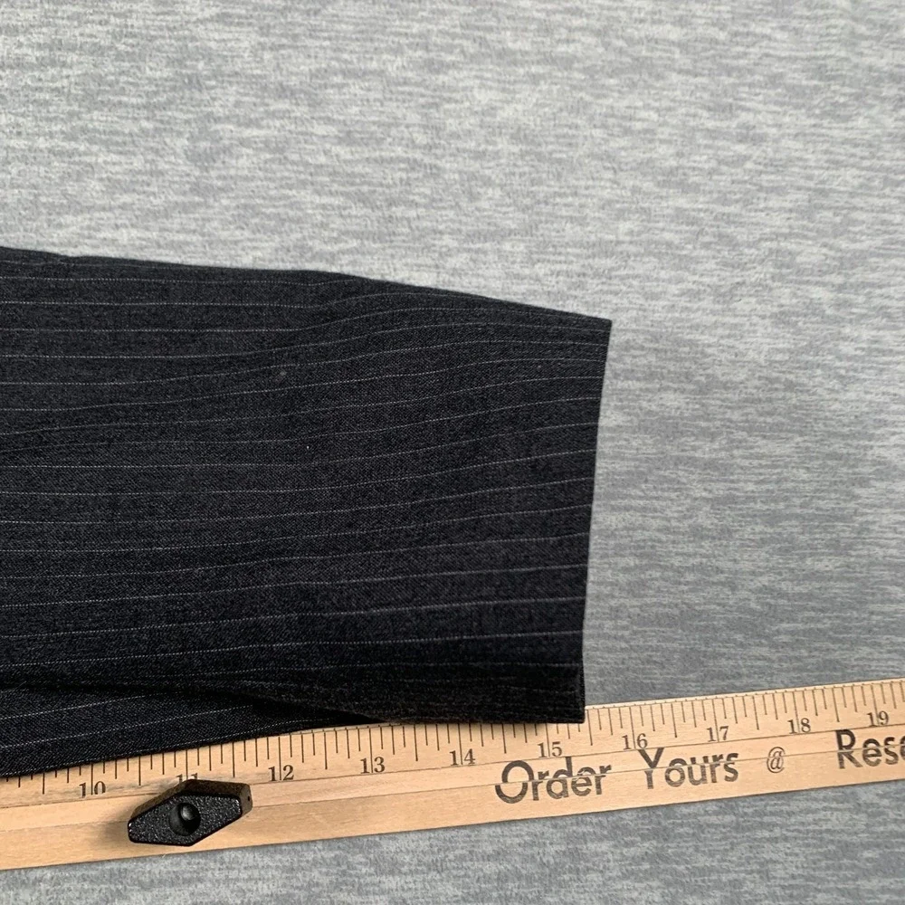 Brooks Brothers Blazer Mens 39 Regular Gray Pinstripe Wool Two Button Jacket USA